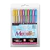 Sakura 57370 10-Piece Gelly Roll Blister Card Assorted Colors Metallic Gel Ink Pen Set