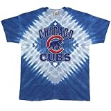 Chicago Cubs - In Field Tie Dye MLB Pro Baseball T-Shirt