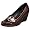 Geox Women's Donna Dolly Wedge,Bordeaux,39.5 EU (US Women's 9.5 M)