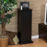 Black Media Storage Pedestal - Southern Enterprises SEI - MS9203