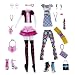 MATTEL MONSTER HIGH lot de 2 tenues pour draculaura et frankie stein + chaussures sacs accessoires - vendu sans poup�e