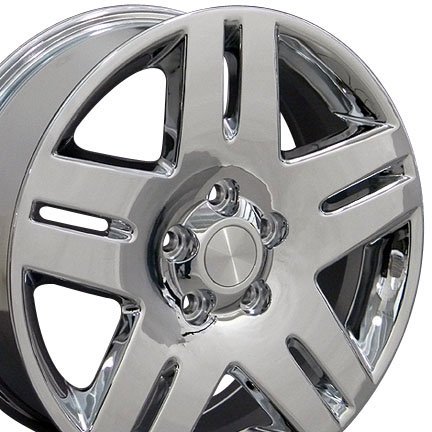 Wheel1x - Impala Style Replica Wheel Fits Chevy - Chrome 17x6.5