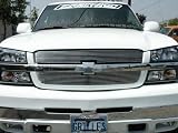 01-02 CHEVY CHEVROLET SILVERADO PICKUP BILLET GRILLE TRUCK, BOLT-OVER ALUMINUM POLISHED GRILLE, 2500,3500 (2001 01 2002 02) PR-601290