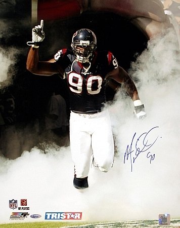 Mario Williams Autographed/Hand Signed Houston Texans 16x20 Photo