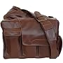 Diaper Dude Messenger Ii Diaper Bag - Brown Pleather