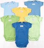 6-Piece Bodysuits (Patches) Gift Set for Boys