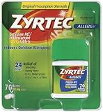 Zyrtec Allergy 10mg Tablets-70 count