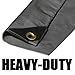 5'X7' Extra Heavy Duty 12 mil Silver Tarp 3 Ply Coated Reinforced Canopy 6 oz 3 Layer (Includes Tarps Tools and Toys Maintenance Manual)