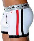 Andrew Christian "Racer" Push-Up Boxer, blanc, Small