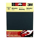 3M Wetordry 9088NA Sandpaper, 9-Inch x 11-Inch, 5-Sheet, Assorted-Grit