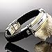 OPK Jewelry Fashion Solid Stainless Steel Cross Braide Leather Bangle Bracelet Men Jewelry,Gold