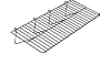Black Mini Grid Wire Baskets for Slatwall and Wire- 24"L x 12"W