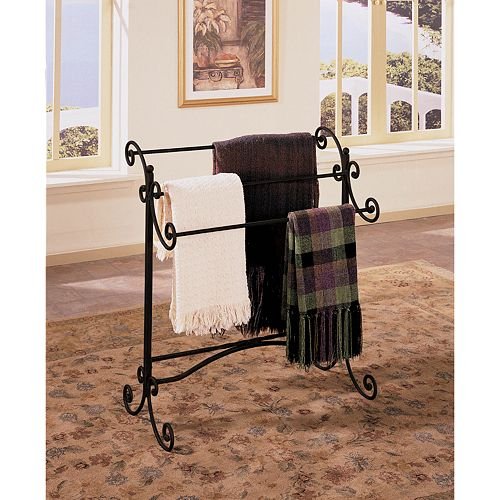 Garden District Scroll Blanket Rack