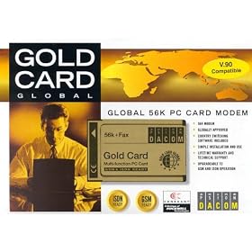 Psion Gold Card Global 56K modem