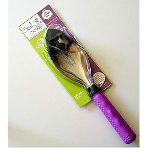 Soil Scoop with Ergonomic Comfort Grip Lavender