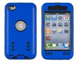 Gel Wrapped Hard Case for Apple iPod Touch 4G  – Blue