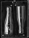 YEAR 2000 CHAMPAGNE BOTTLE Miscellaneous Candy Mold Chocolate