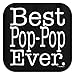 Grandpa Shirt for Best Pop-Pop Ever Short Sleeve Unisex T-Shirt Large Black