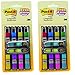 Post-it Flags Value Pack, Assorted Colors, 1/2 in Wide, 8 Dispensers/Pack, 280 Flags Total plus 48 Arrow Flags (683-VAD1), 2-PACK