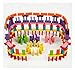 Ning store 240pcs Wooden Domino Blocks Set, Racing Toy Game, Building and Stacking Rally