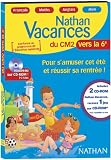 Revue Nathan  / Nathan Vacances CM2 vers 6e + CD-Rom PC découverte Print Artist 2004