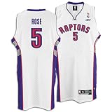 Raptors Reebok Men's NBA 05-06 Home Swingman Jersey ( sz. L, White : Rose, Jalen : Raptors )
