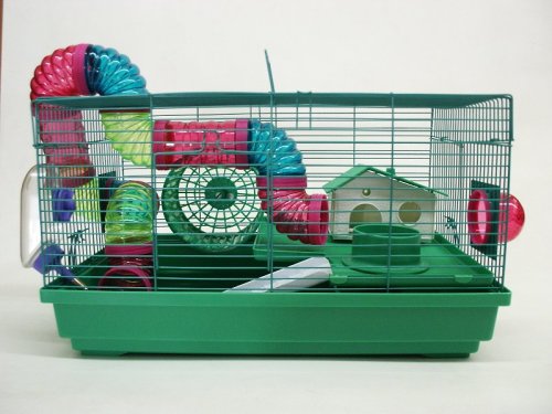 Brand New Hamster Rodent Gerbil Mouse Mice Critter Cage 511B Green