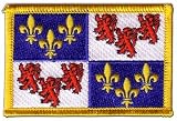 Écusson brodé Flag Patch France Picardie - 8 x 6 cm