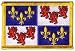 Écusson brodé Flag Patch France Picardie - 8 x 6 cm