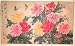 Chinese Brush Painting - "Prosperity Peonies", watercolor on paper