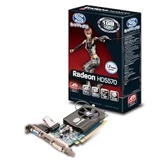 Sapphire ATI Radeon HD5570 Grafikkarte (PCI-e, 1GB GDDR3 Speicher, HDMI, DVI, VGA, 1 GPU)