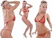 2tlg Gogo Set BH+String Rot Spitze Transparent sexy