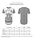 URBANCREWS Mens Hipster Hip Hop Bad Santa Graphic Longline T-shirt BLK, M