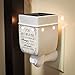 Elanze Designs You are Braver and Smarter Ceramic Stoneware Electric Plugin Outlet Wax Warmer