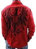 XTREME COUTURE By Affliction MMA Mens Woven Button Down Dress Shirt