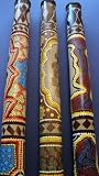 Didgeridoo painted +carved + instructions