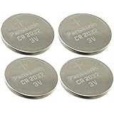 [ 4 pcs ] -- Panasonic Cr2032 3v Lithium Coin Cell Battery Dl2032 Ecr2032