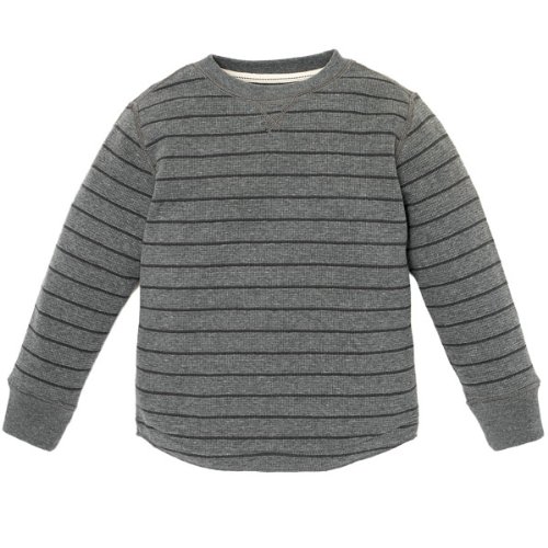 striped thermal shirt