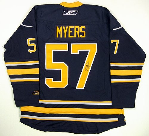 Tyler Myers Autographed Buffalo Sabres Blue Jersey (Home)
