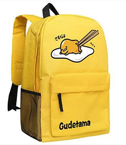 Gudetama Anime Streets Canvas Backpack School Bag (cute)