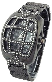 Geneva Elite Men's Grill Master Hip Hop Bling Bling Watch Model 2457 G1