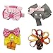 Wrapables Duck, Turkey, Elephant, Pig Ribbon Sculpture Hair Clips Set