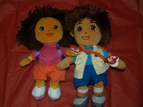 Dora The Explorer Ty Buddy & Diego Ty Buddy 2 Piece 8