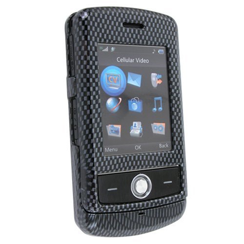 Clip-on Case for LG Shine CU720, Carbon Fiber