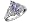 Tanzanite Ring with Diamonds 1.13 Carat (ctw) in Sterling Silver, Size 4.5