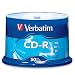 Verbatim 94691 700 MB 52x 80 Minute Branded Recordable Disc CD-R, 50-Disc Spindle