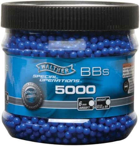 Walther 0.12g 6 mm 5000 Count Lightweight Casual Bottle