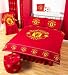 Manchester United Border Crest DOUBLE Bed Duvet Cover Bedding Set Image
