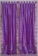 Indo Lavender Tab Top Sari Sheer Curtain (43 in. x 84 in.)