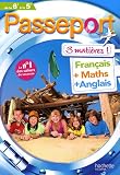 Passeport 3 matières de la 6e à la 5e : Français, maths, anglais